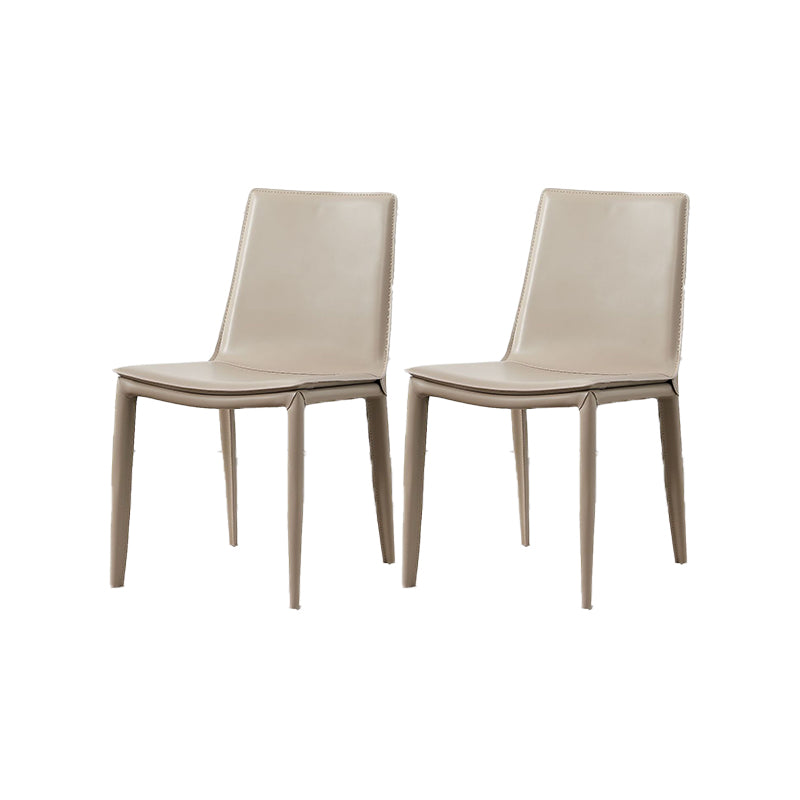 Silla de comedor de comedor de metal de estilo moderno para uso en el hogar