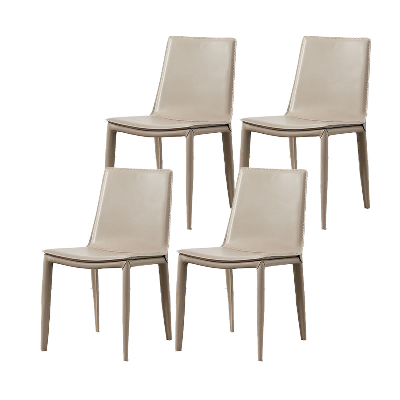 Silla de comedor de comedor de metal de estilo moderno para uso en el hogar