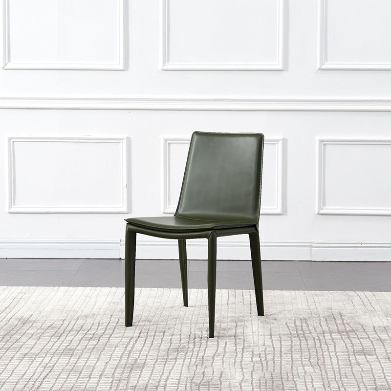 Silla de comedor de comedor de metal de estilo moderno para uso en el hogar