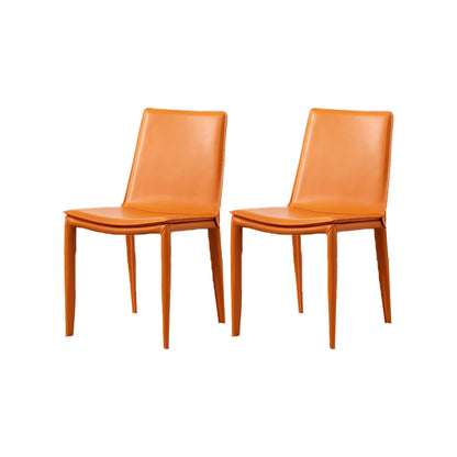 Silla de comedor de comedor de metal de estilo moderno para uso en el hogar