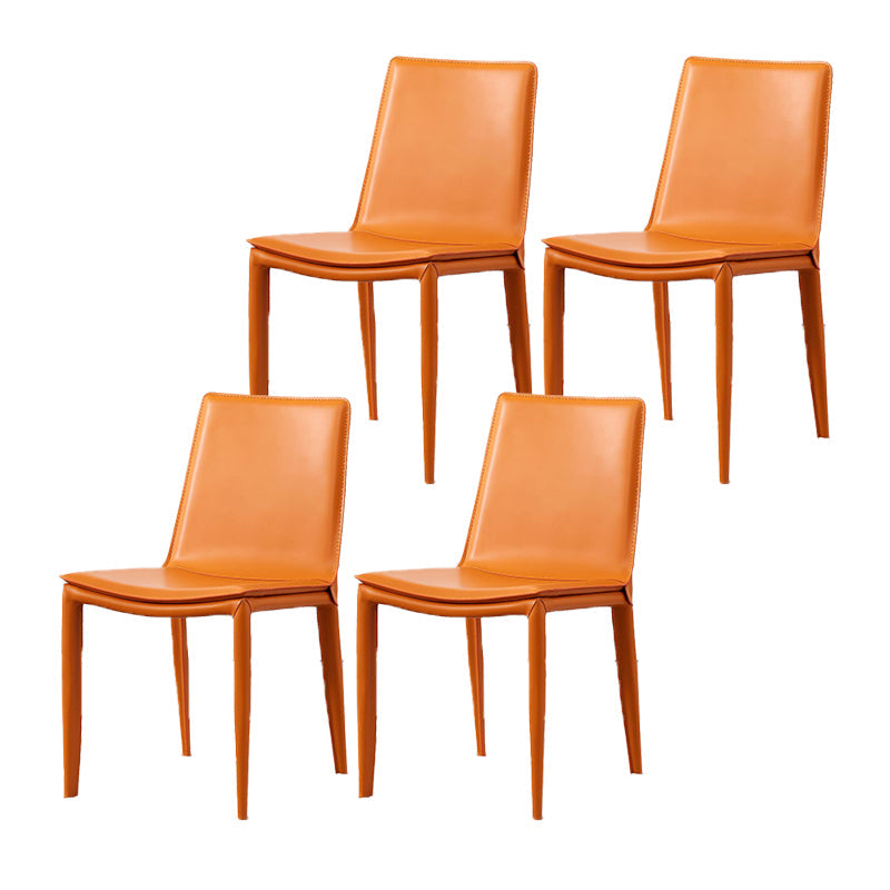 Silla de comedor de comedor de metal de estilo moderno para uso en el hogar