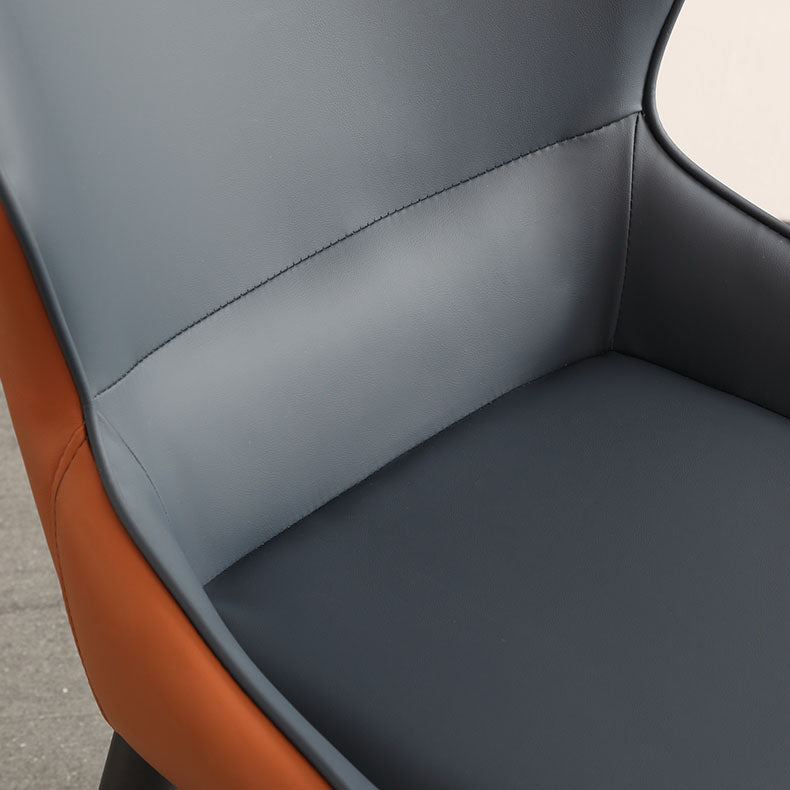 Sillas laterales de ala de ala sin brazo de estilo industrial silla lateral falsa