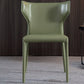 Contemporary Leather Dining Chair Wingback Side Chair for Restaurant Use Clearhalo 'Dining Chairs' 'Dining Tables & Seating' 'dining_chair' 'furn' 'furn_dining_chair' 'Furniture' 'Kitchen & Dining Furniture' 5192370