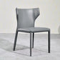 Contemporary Leather Dining Chair Wingback Side Chair for Restaurant Use Clearhalo 'Dining Chairs' 'Dining Tables & Seating' 'dining_chair' 'furn' 'furn_dining_chair' 'Furniture' 'Kitchen & Dining Furniture' 5192375