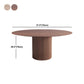 Solid Wood Home Dining Table Modern Round Dining Room Table with Pedestal Base Clearhalo 'Dining Tables & Seating' 'Dining Tables' 'dining_table' 'furn' 'furn_dining_table' 'Furniture' 'Kitchen & Dining Furniture' 5192441