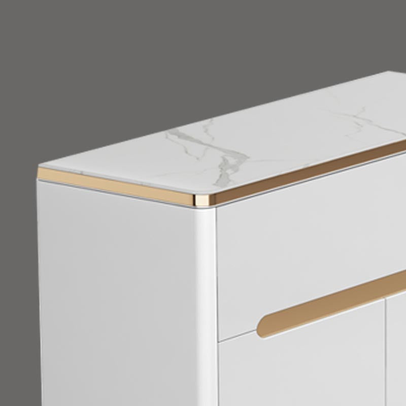 Modern 1 Drawer Sideboard Sintered Stone Dining Sideboard for Living Room Clearhalo 'buffet_sideboard' 'Buffets & Sideboards' 'furn' 'furn_buffet_sideboard' 'Furniture' 'Kitchen & Dining Furniture' 5202300