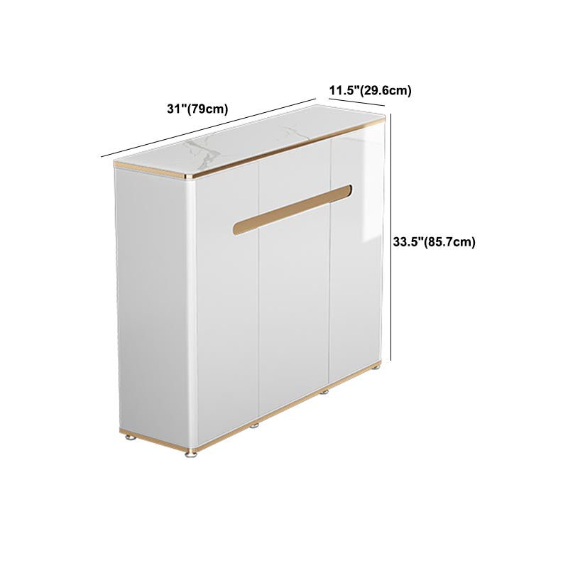 Modern 1 Drawer Sideboard Sintered Stone Dining Sideboard for Living Room Clearhalo 'buffet_sideboard' 'Buffets & Sideboards' 'furn' 'furn_buffet_sideboard' 'Furniture' 'Kitchen & Dining Furniture' 5202309