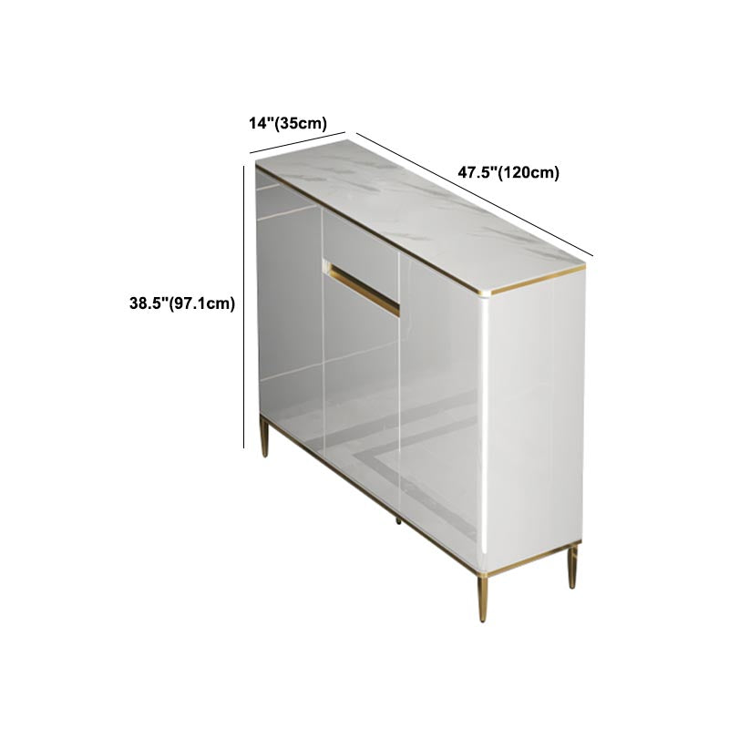 Modern 1 Drawer Sideboard Sintered Stone Dining Sideboard for Living Room Clearhalo 'buffet_sideboard' 'Buffets & Sideboards' 'furn' 'furn_buffet_sideboard' 'Furniture' 'Kitchen & Dining Furniture' 5202316