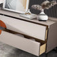 Glam Style Sideboard Wooden Dining Sideboard with Drawers for Living Room Clearhalo 'buffet_sideboard' 'Buffets & Sideboards' 'furn' 'furn_buffet_sideboard' 'Furniture' 'Kitchen & Dining Furniture' 5202365