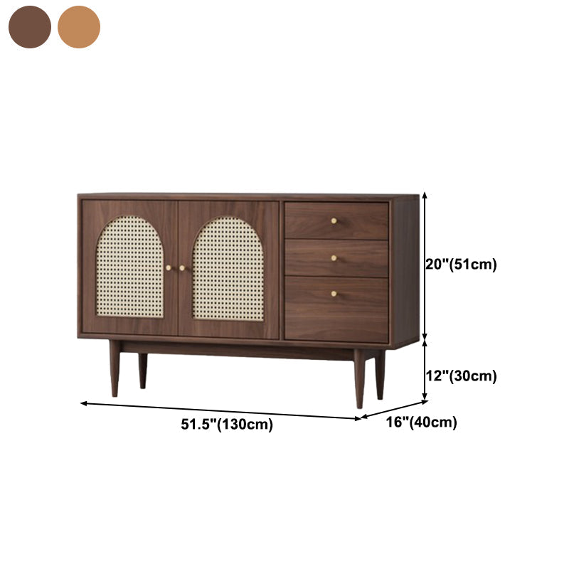 Sideboard in stile lussuoso mobile in legno con cassetti e porte