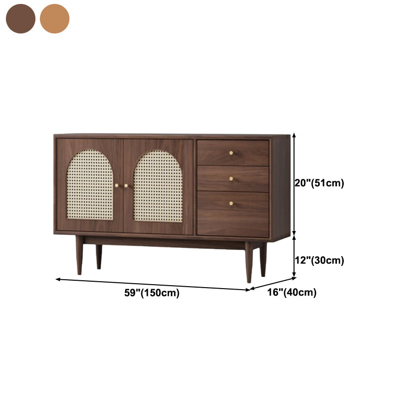 Sideboard in stile lussuoso mobile in legno con cassetti e porte