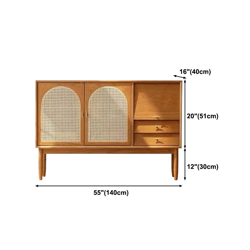 Sideboard in stile lussuoso mobile in legno con cassetti e porte