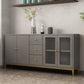 Rettangolo Cucina Sideboard moderna mobile in legno per casa