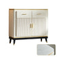 Sideboard in stile glam Sideboard da pranzo in legno con porte per soggiorno