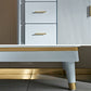 Sideboard in stile glam Sideboard da pranzo in legno con porte per soggiorno