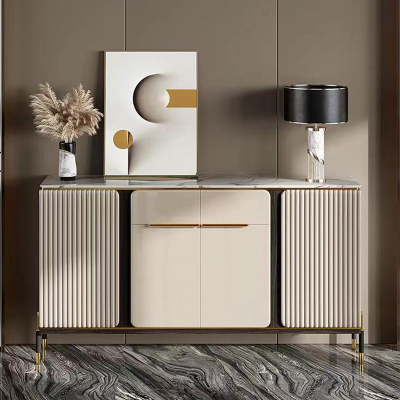 Stone contemporanea sala da pranzo sideboidali regolabili.