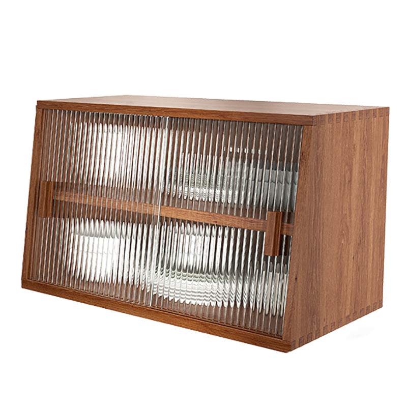 Server da pranzo cucina contemporanea server da pranzo in legno massiccio con porta di vetro