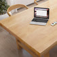 Pine Solid Wood Meeting Table Modern Style Rectangle Office Desk