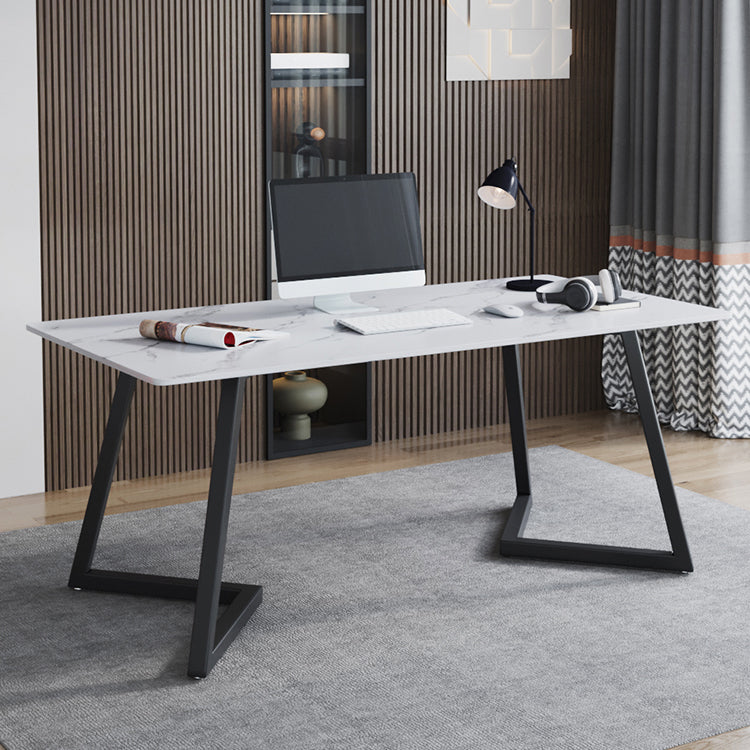 Mesa de oficina de rectángulo escritorio de trabajo industrial con base seld