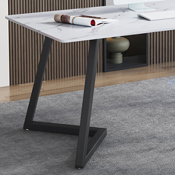 Mesa de oficina de rectángulo escritorio de trabajo industrial con base seld