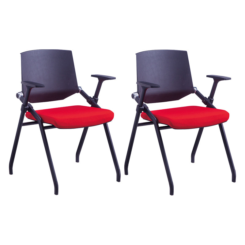 Sedia conferenza in stile moderno con sedia da ufficio ergonomica a metà schiena con telaio metallico