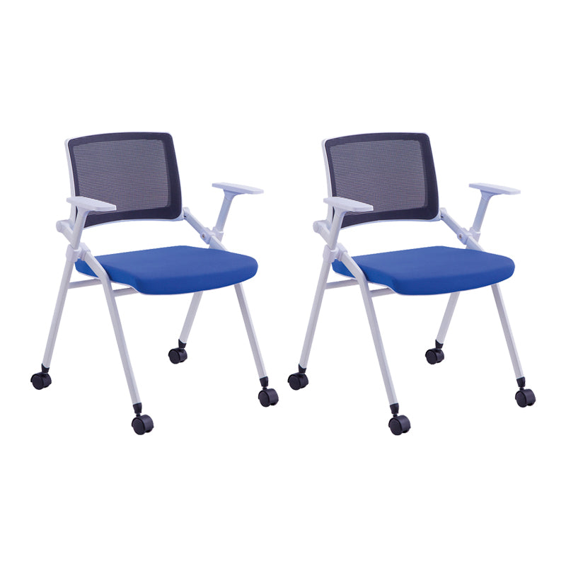 Moderne stijl Conferentiestoel met middenrug ergonomische bureaustoelstoel met metalen frame