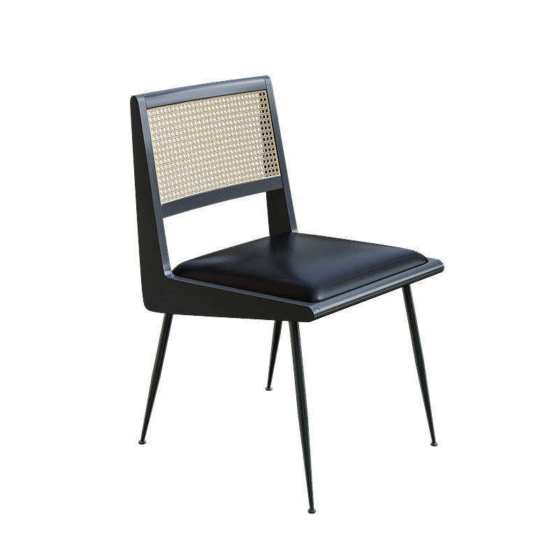 Ledersitz Stuhl für zeitgenössische Armless mitten zurück