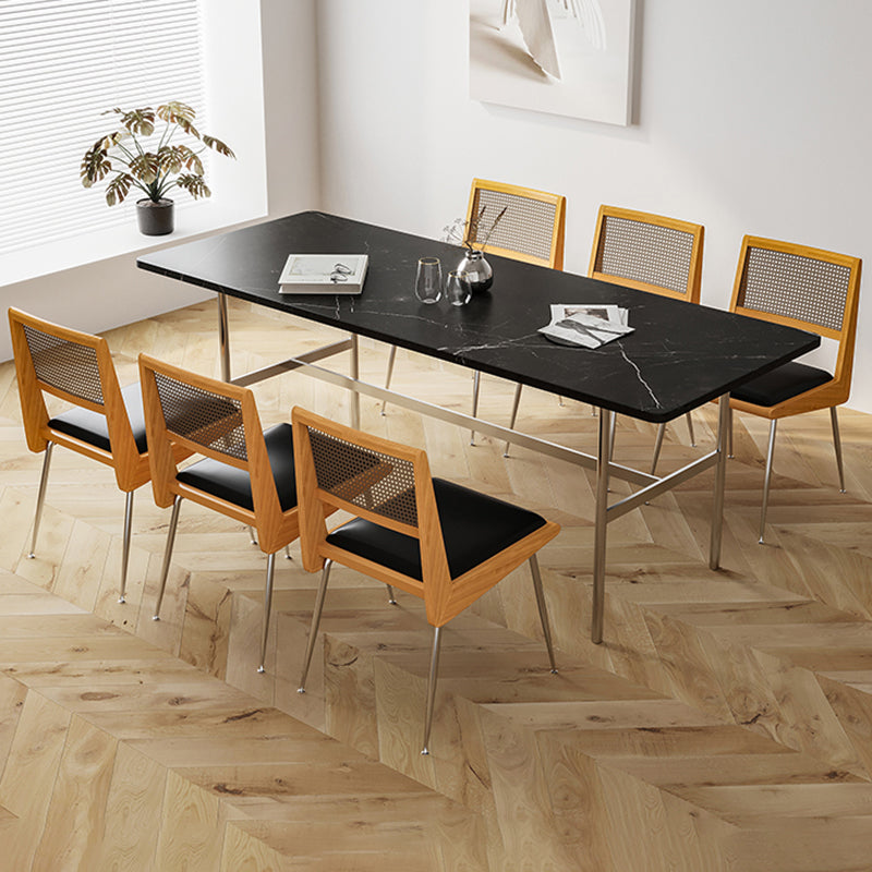 Sedia conferenza sedile in pelle sedia a metà schiena contemporanea