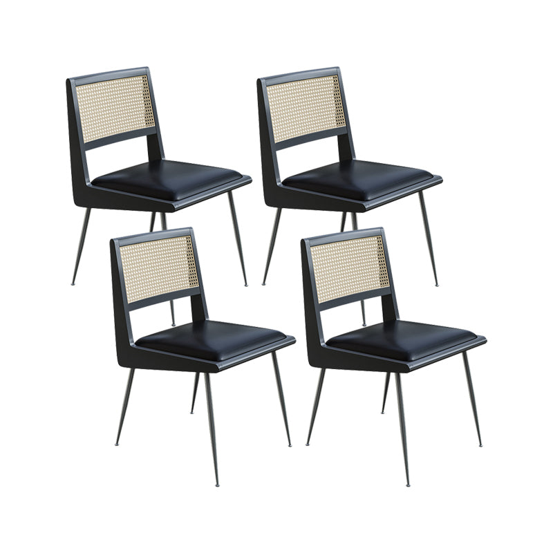 Sedia conferenza sedile in pelle sedia a metà schiena contemporanea