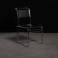 Modern Faux Leather Task Chair Mid Back Armless Working Chair