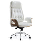 High Back Arm Werkstoel Modern Faux Leather Executive Chair