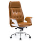 High Back Arm Werkstoel Modern Faux Leather Executive Chair