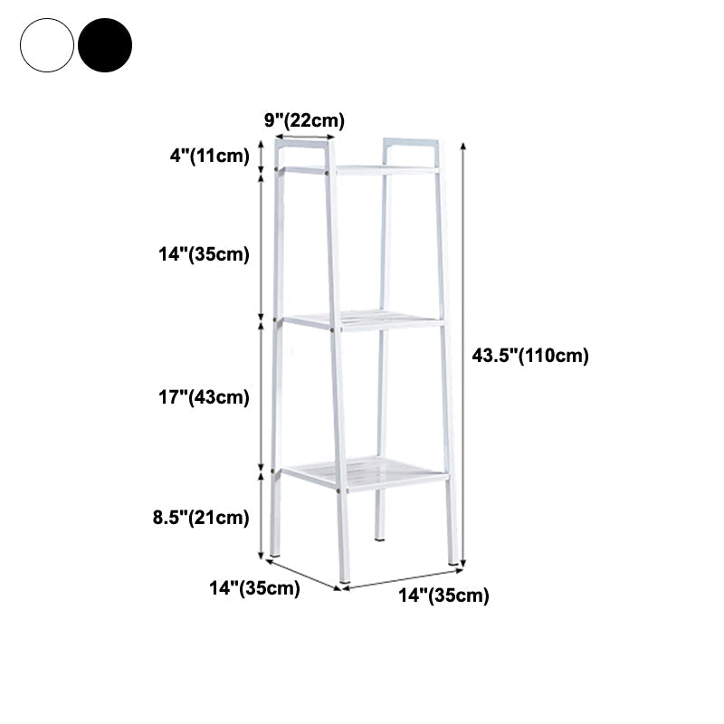 モダンなスタイルの本棚はしごオープンバックメタル本棚家のための