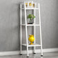 Modern Style Ladder Bookshelf Open Back Metal Bookcase for Home Clearhalo 'Bookcases' 'furn' 'furn_bookcases' 'Furniture' 'Office Furniture' 5202964