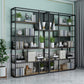 78.74"H Bookcase Contemporary Style Open Back Bookshelf for Home Office