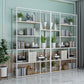 78.74"H Bookcase Contemporary Style Open Back Bookshelf for Home Office