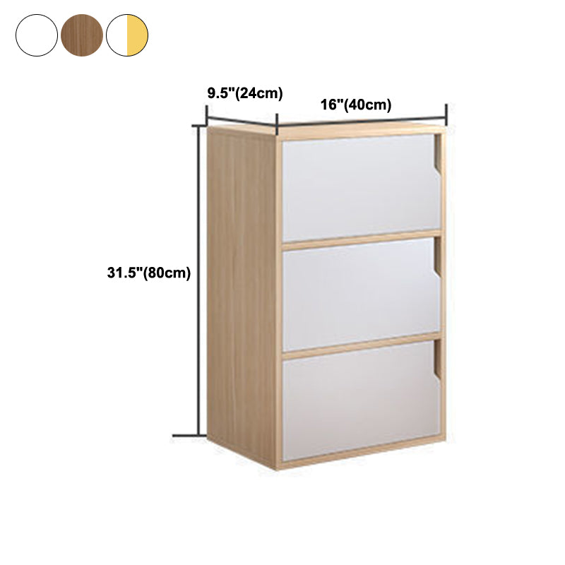 Engineered Wood Shelf Bookcase With Cabinets Rectangular Bookshelf Clearhalo 'Bookcases' 'furn' 'furn_bookcases' 'Furniture' 'Office Furniture' 5203057