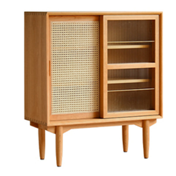 14.57"W Bookshelf Contemporary Style Solid Wood Bookcase for Home Office