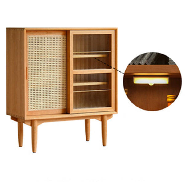 14.57"W Bookshelf Contemporary Style Solid Wood Bookcase for Home Office