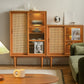 14.57"W Bookshelf Contemporary Style Solid Wood Bookcase for Home Office