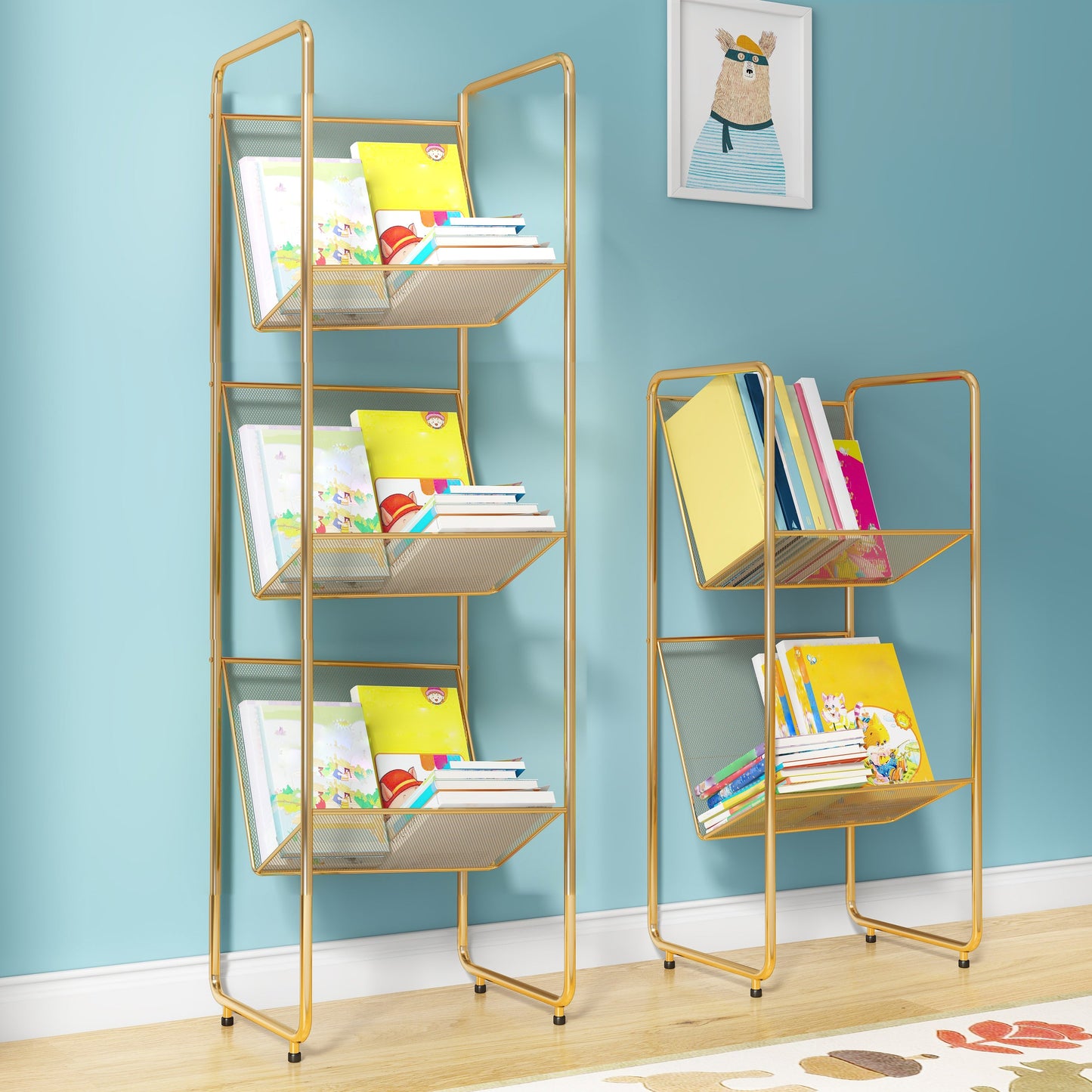 11.42 "B Librat de style contemporain de bibliothèque pour la salle d'étude et le bureau