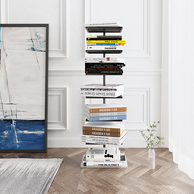 Hedendaagse stijl boekenplank onzichtbare open back boekenkast voor studieruimte en kantoor