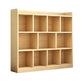 Solid Wood Bookshelf Contemporary Style Natural Bookcase for Study Room Office Clearhalo 'Bookcases' 'furn' 'furn_bookcases' 'Furniture' 'Office Furniture' 5203197