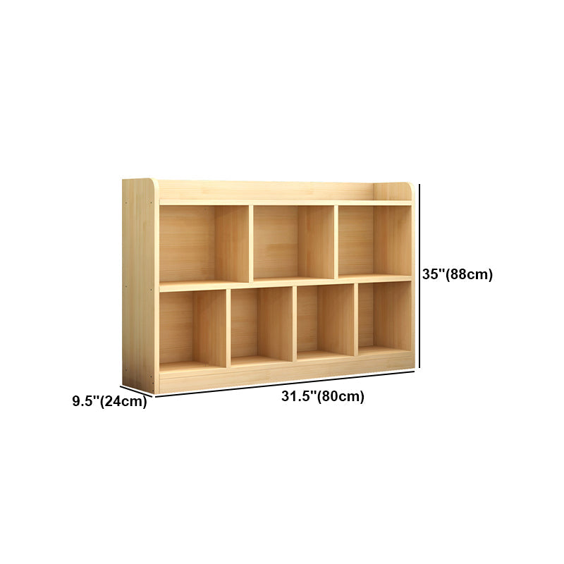 Solid Wood Bookshelf Contemporary Style Natural Bookcase for Study Room Office Clearhalo 'Bookcases' 'furn' 'furn_bookcases' 'Furniture' 'Office Furniture' 5203208