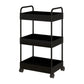 Moderno libreria etagere aperta scaffale in metallo scaffale in plastica scaffale con ruote di caster