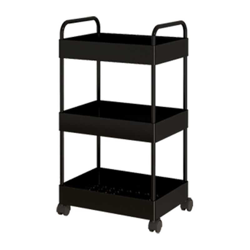 Moderno libreria etagere aperta scaffale in metallo scaffale in plastica scaffale con ruote di caster