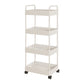 Moderno libreria etagere aperta scaffale in metallo scaffale in plastica scaffale con ruote di caster