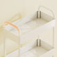 Moderno libreria etagere aperta scaffale in metallo scaffale in plastica scaffale con ruote di caster