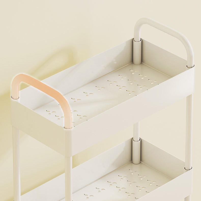 Moderno libreria etagere aperta scaffale in metallo scaffale in plastica scaffale con ruote di caster