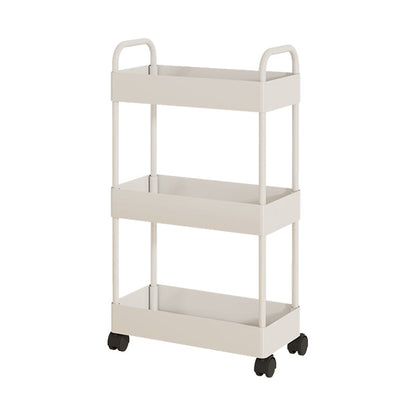 Moderno libreria etagere aperta scaffale in metallo scaffale in plastica scaffale con ruote di caster